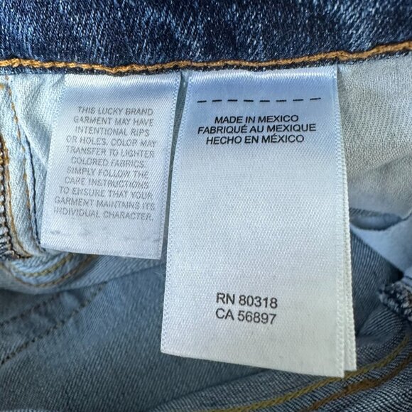 Lucky Brand 181 Relaxed Denim Jeans Size 34 x 32 Blue Straight Leg Western - Picture 10 of 11